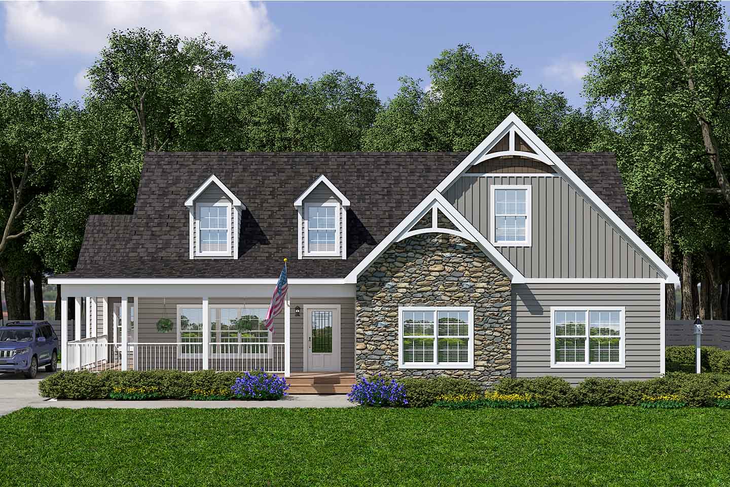 Nationwide Homes Whitfield Cape Rendering
